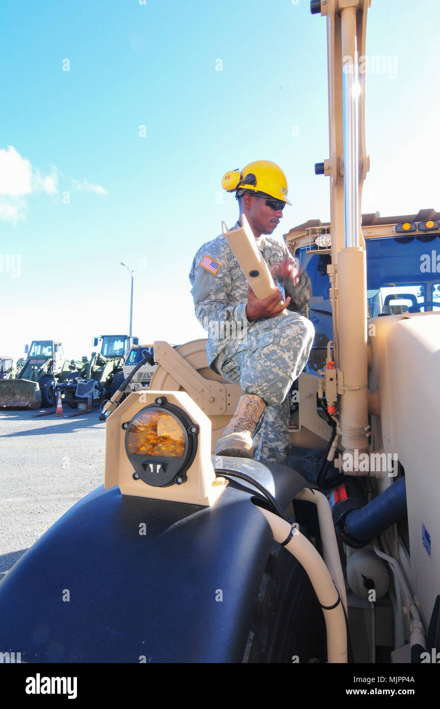 Virgin Islands National Guard personnel from two engineer units train