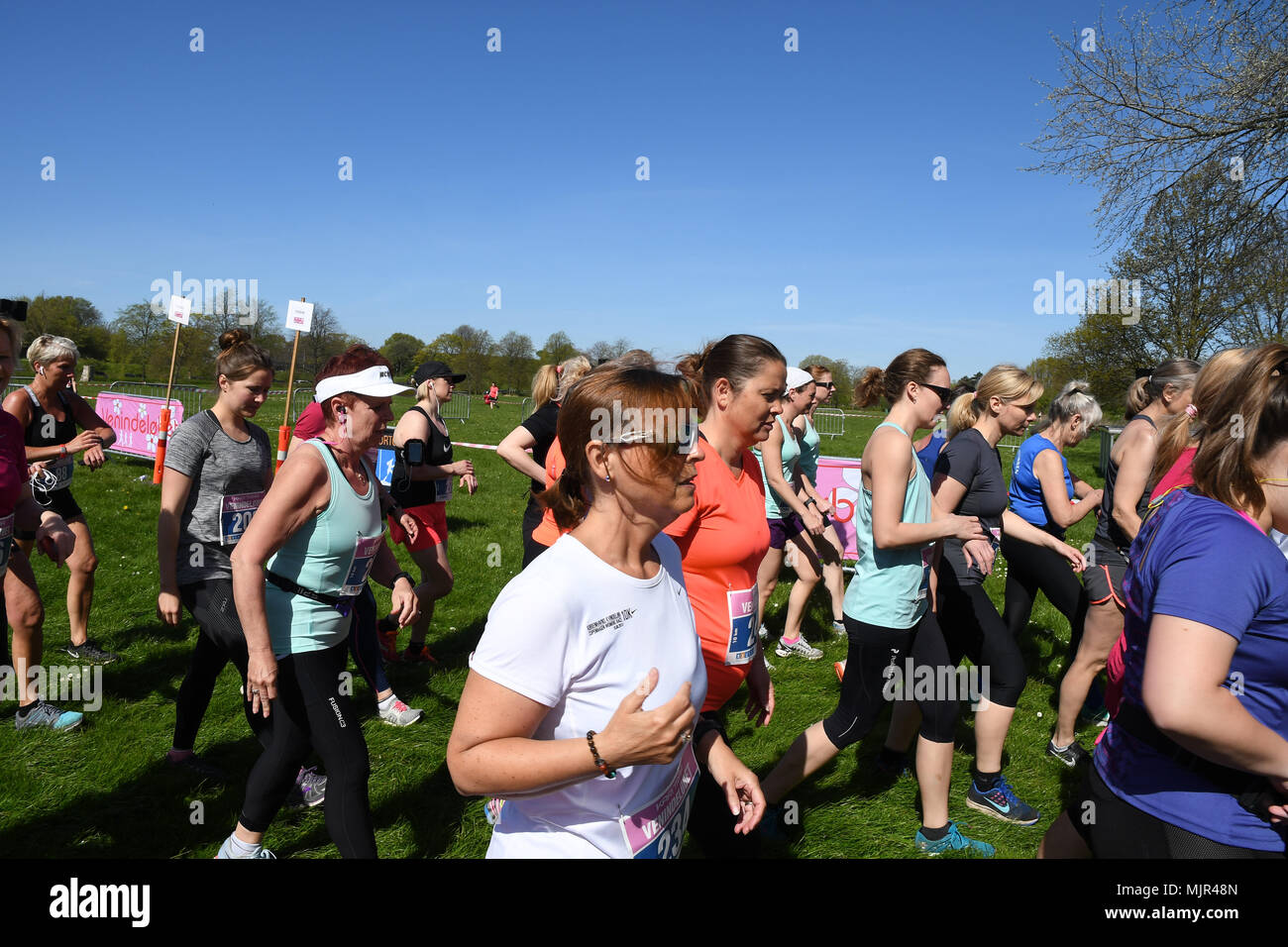 Copenhagen, Denmark 6 May 2018. Women friendship run 2018 run is 10  kilometers start at Amager