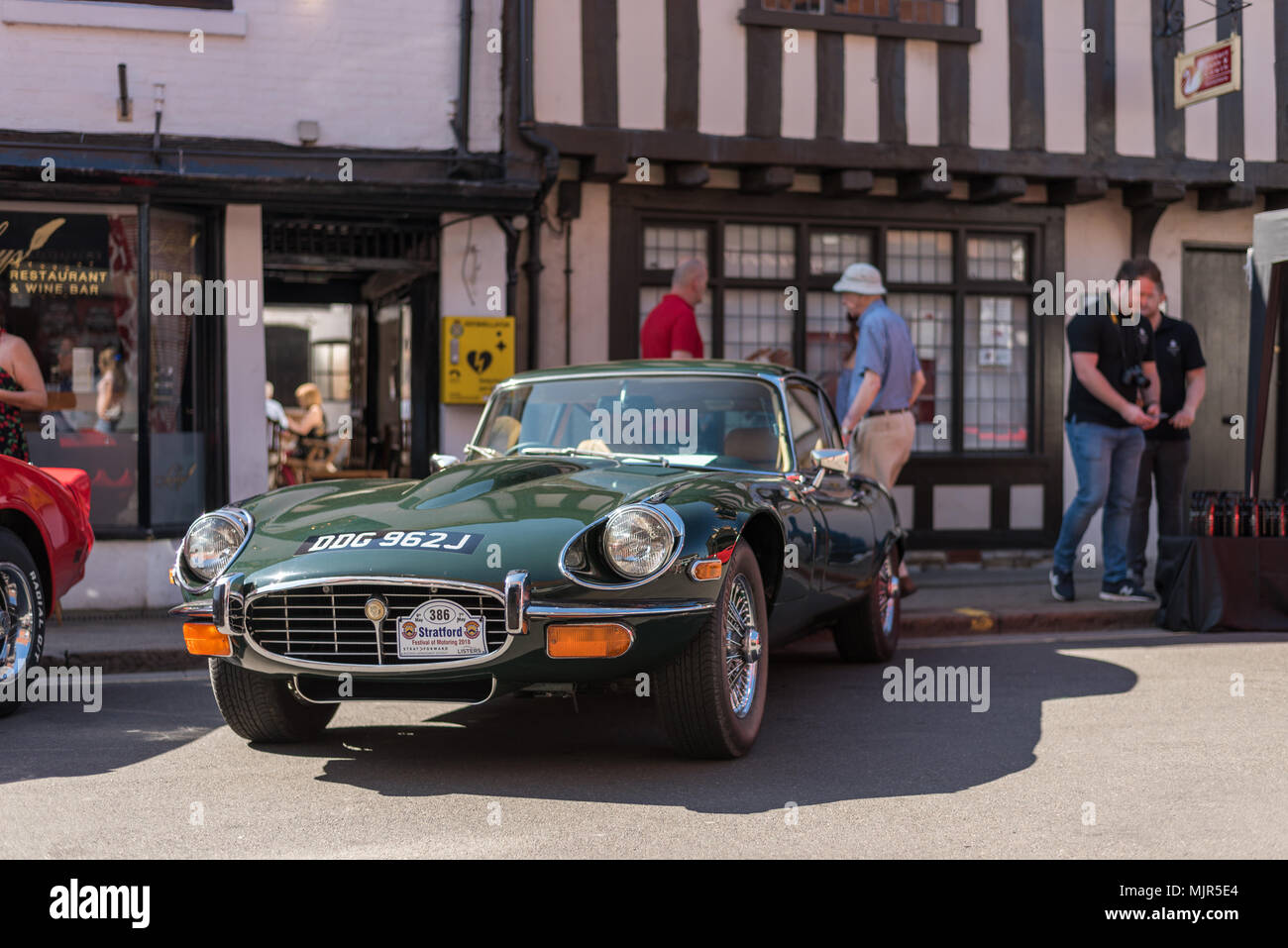 Stratford on Avon, UK, 6 May 2018. Rare, Impressive and Classic Cars on
