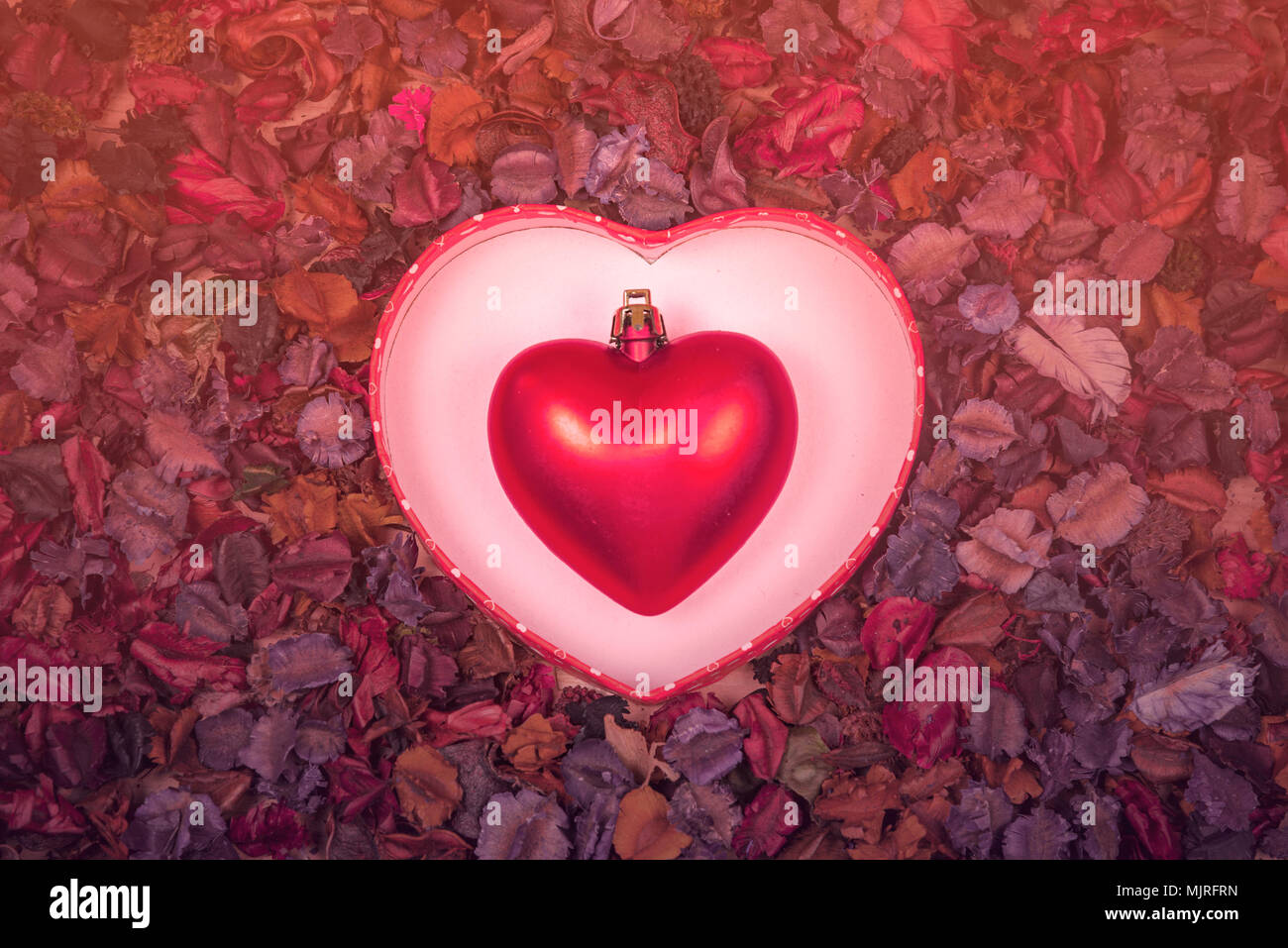 Valentine Day Abstract Art Picture Background Vintage Filter