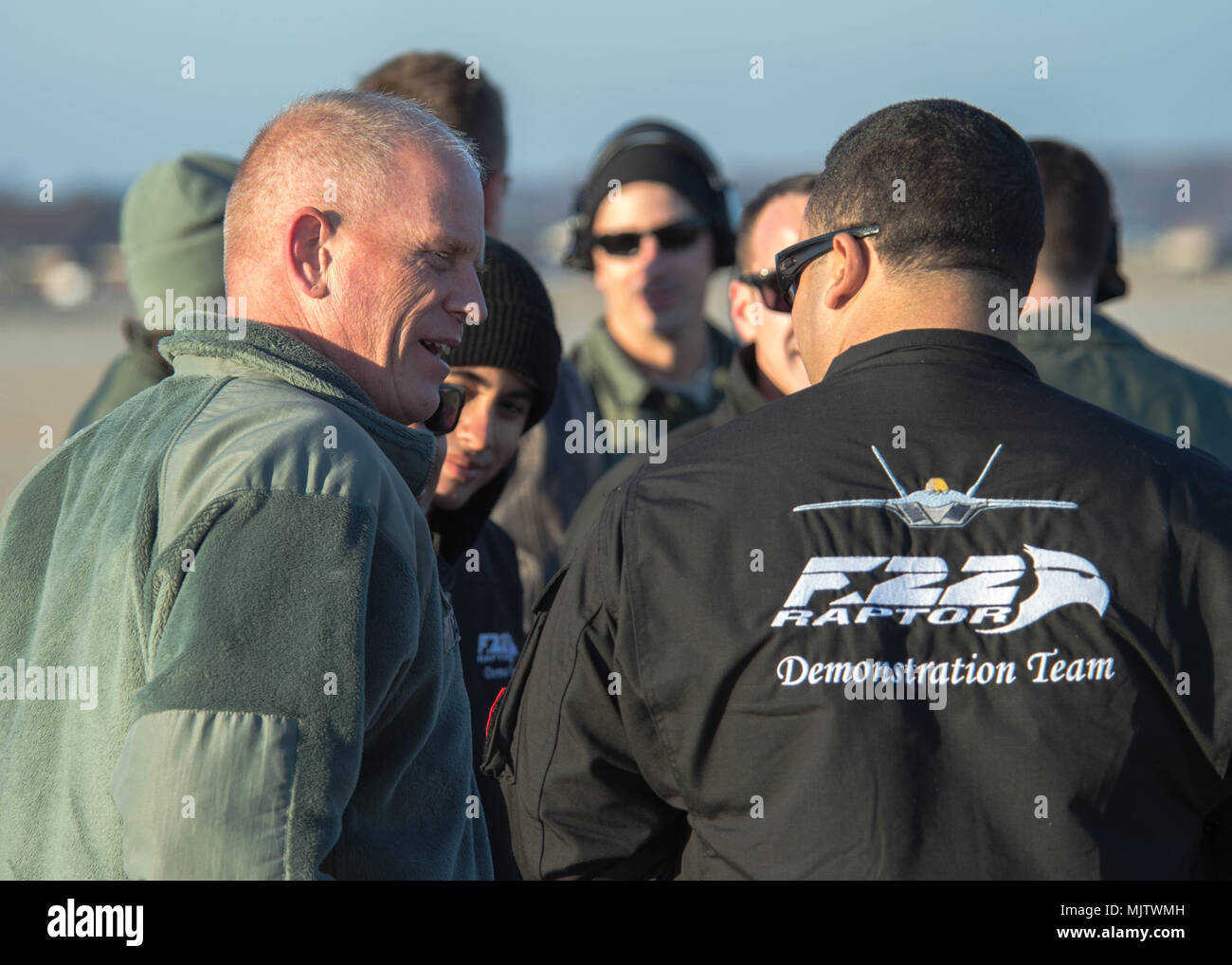 U.S. Air Force Chief Master Sgt. Frank Batten, command chief of Air