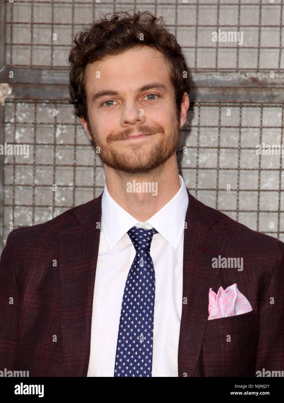 Celebrities attend 'Rampage' film premiere at the Microsoft Theater.  Featuring: Jack Quaid Where: Los Angeles, California, United States When: 05 Apr 2018 Credit: Brian To/WENN.com Stock Photo