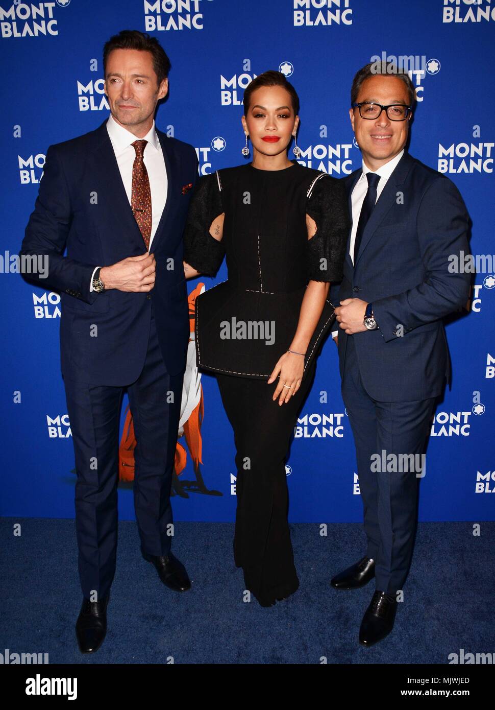MontBlanc Celebrates Le Petit NYC Featuring: Hugh Jackman, Rita Ora