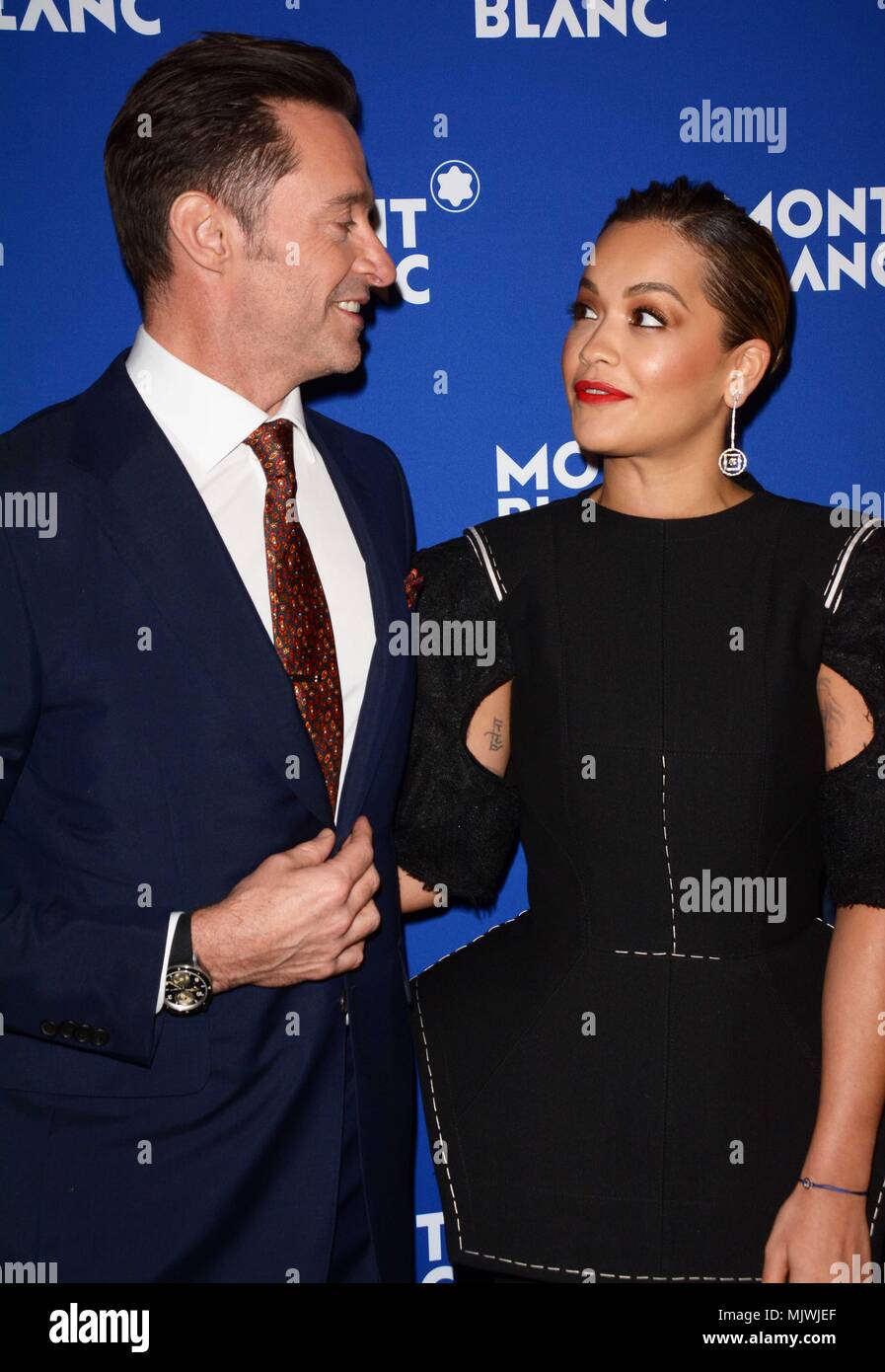 MontBlanc Celebrates Le Petit NYC Featuring: Hugh Jackman, Rita Ora