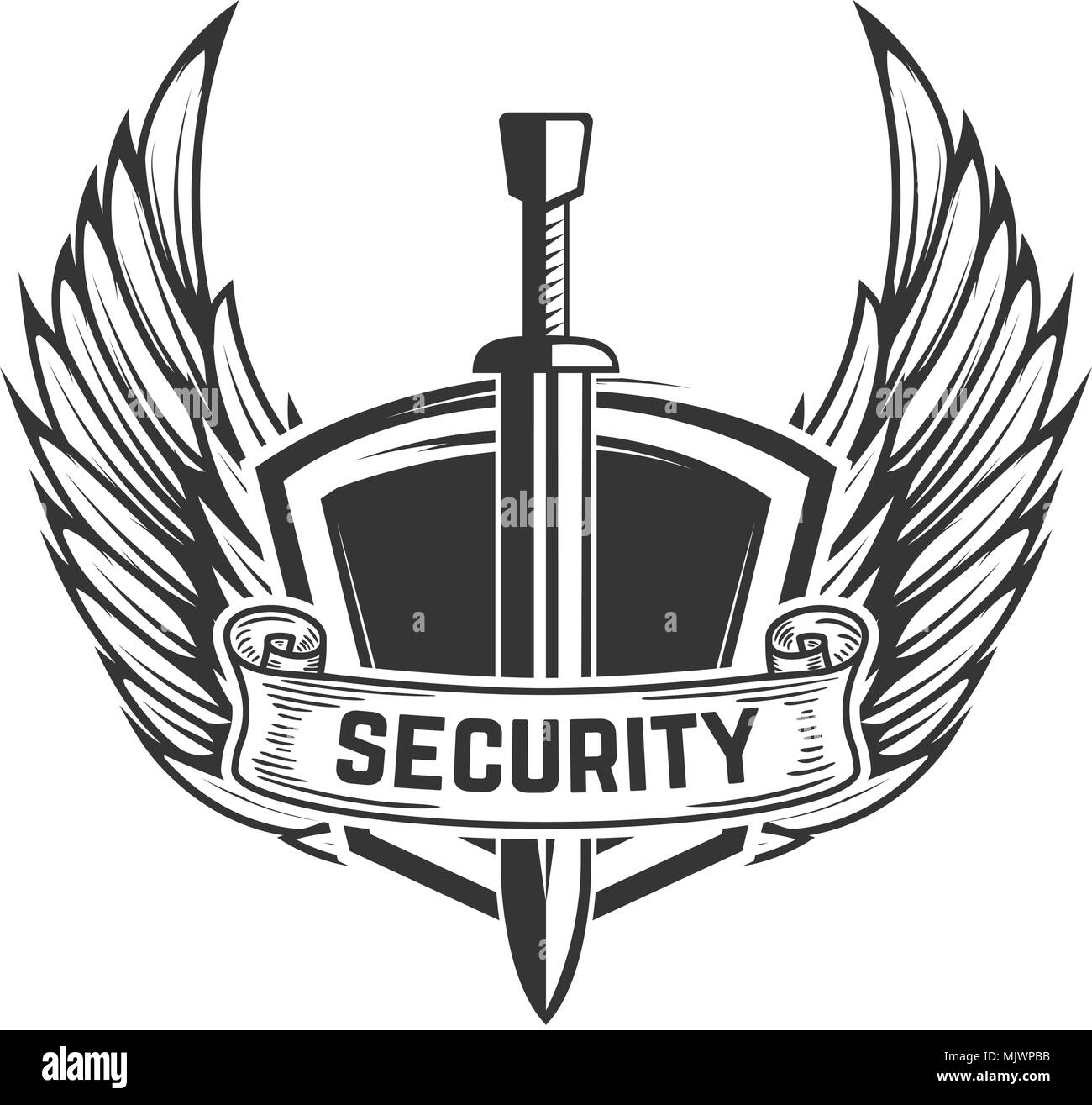 Sword Logo Secure Security Medieval Vector, Secure, Security, Medieval PNG  and Vector with Transparent Background for Free Download