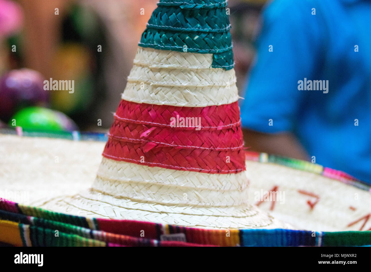 Traditional Mexican hats for sale Stock Photo Alamy