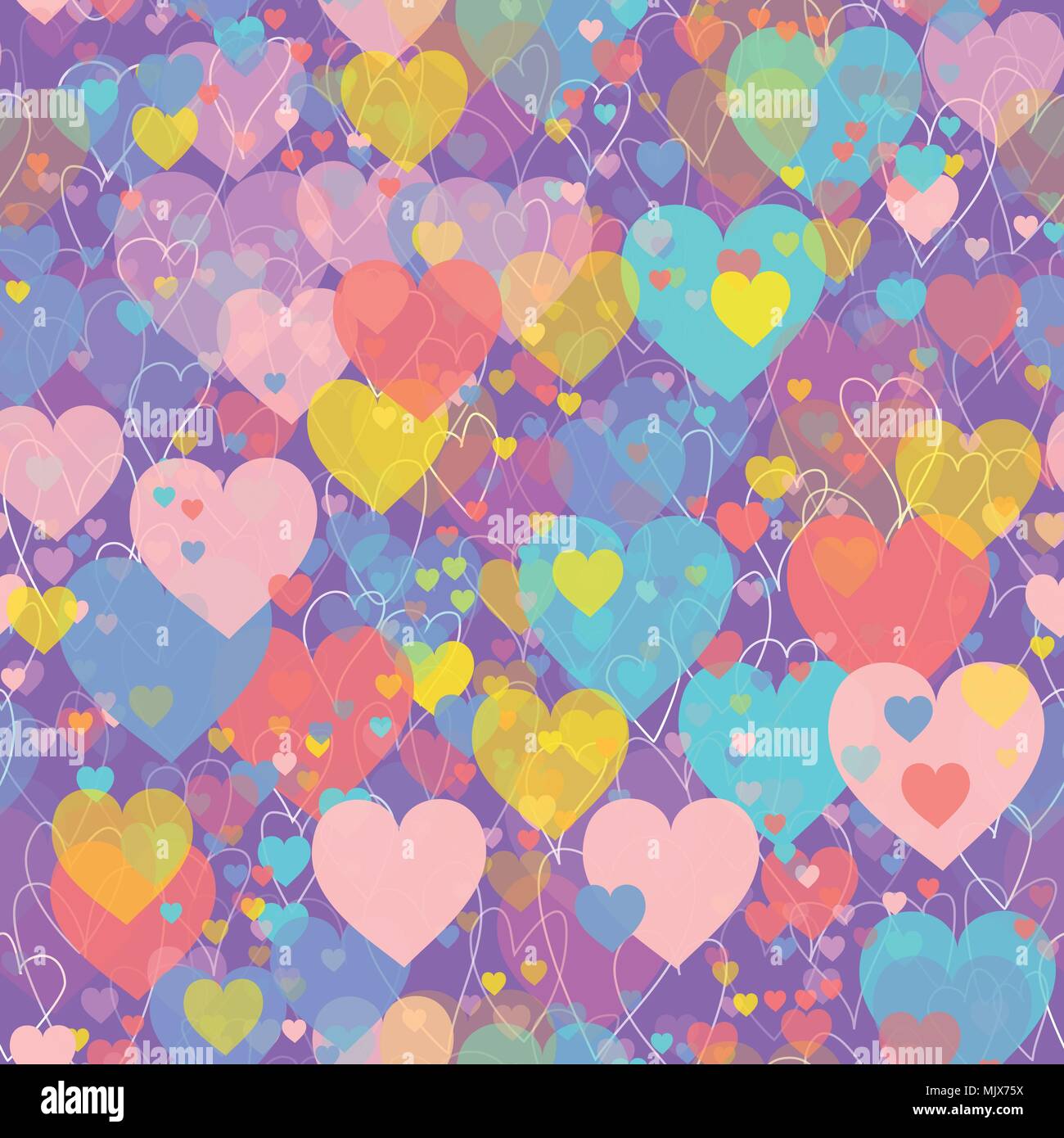 Heart Pattern Video pattern of hearts Stock Vector Image & Art - Alamy