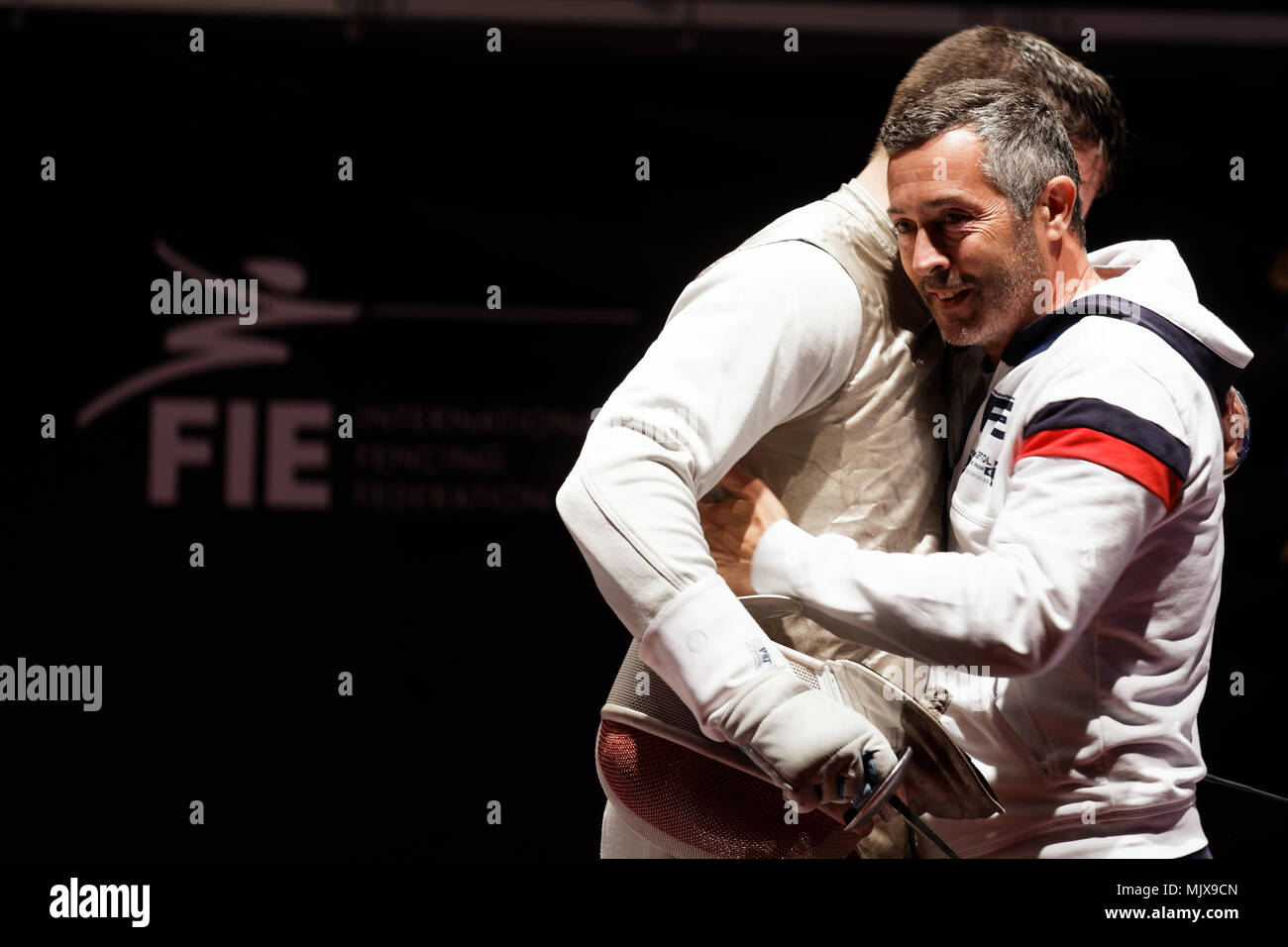 St. Petersburg, Russia May 5, 2018 Maxime Pauty, France accepts