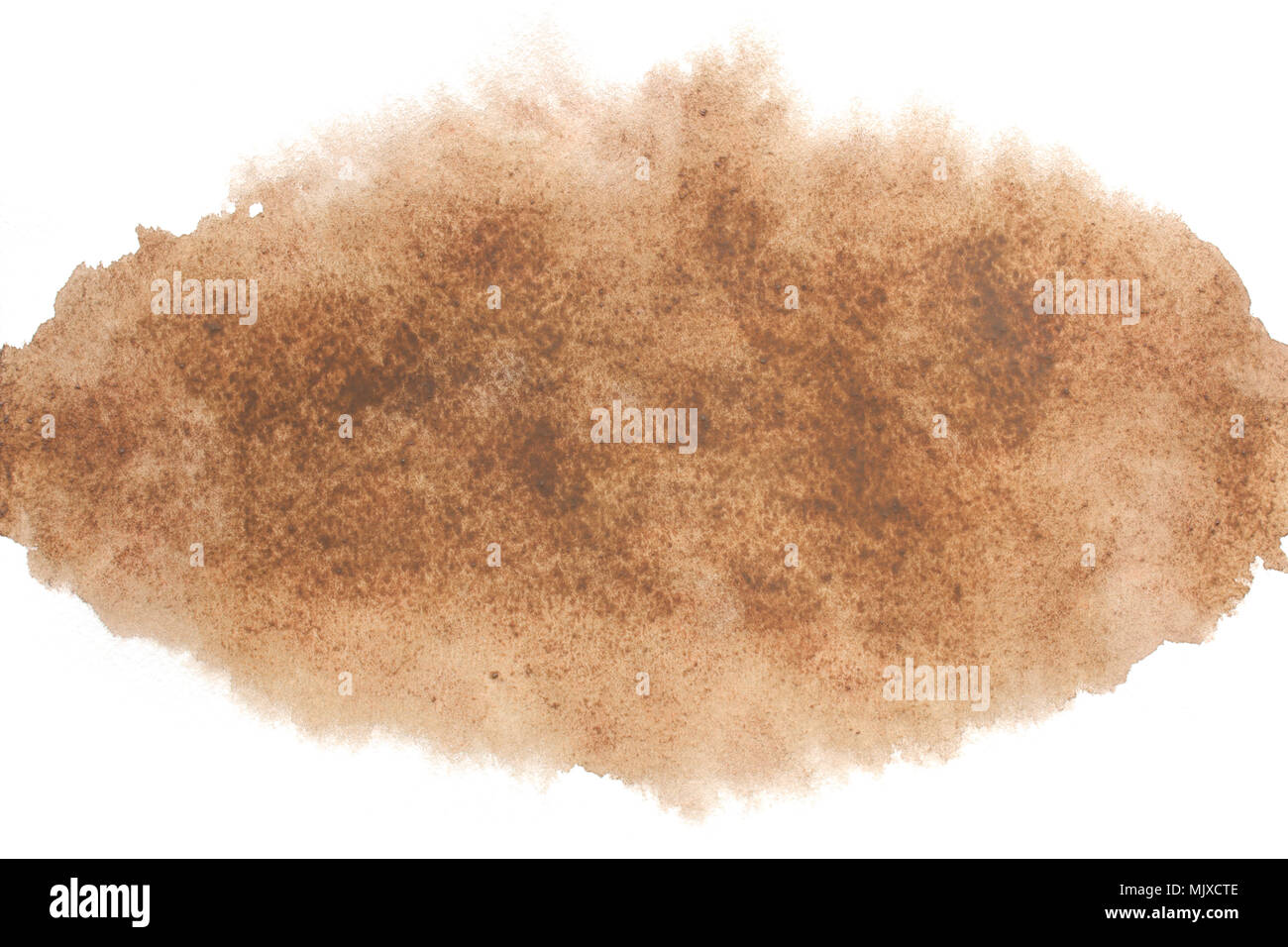 Brown watercolor background or vintage grunge paint texture Stock Photo