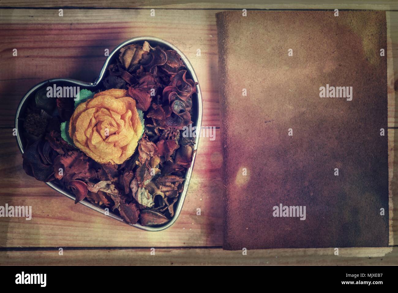 Valentine Day Abstract Art Picture Background Vintage Filter