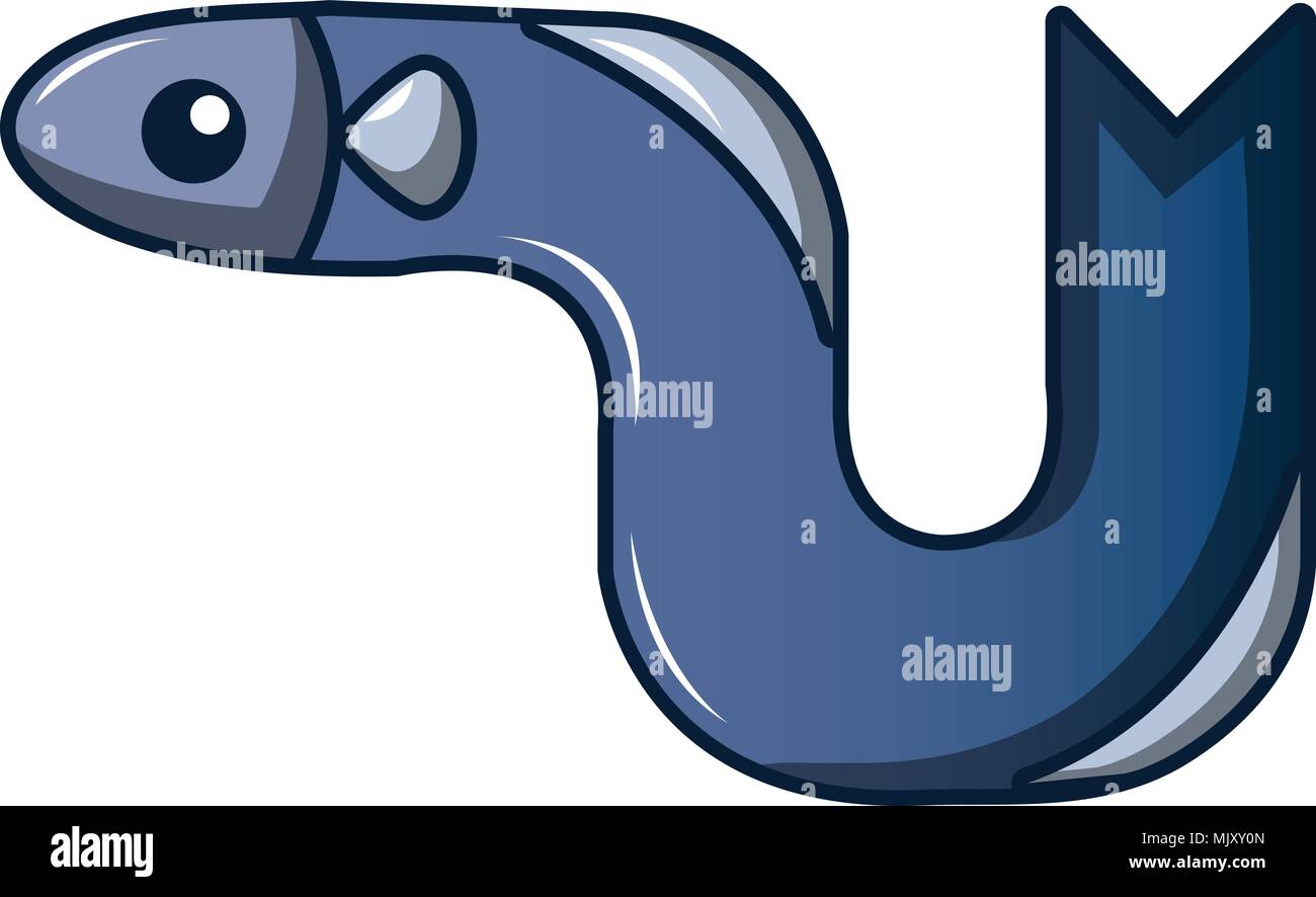 Eel icon, cartoon style Stock Vector Image & Art Alamy
