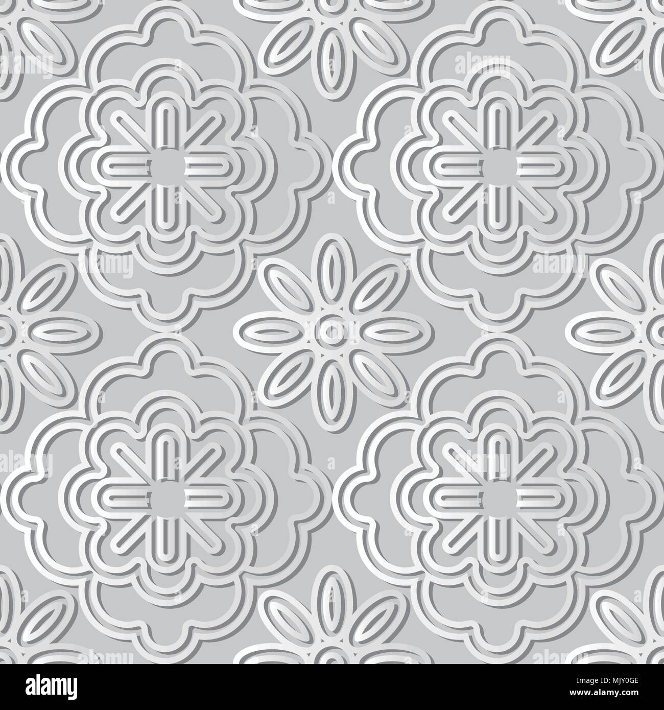 Html Paper Background Pattern 3D white paper art, Vector stylish decoration pattern background for ...