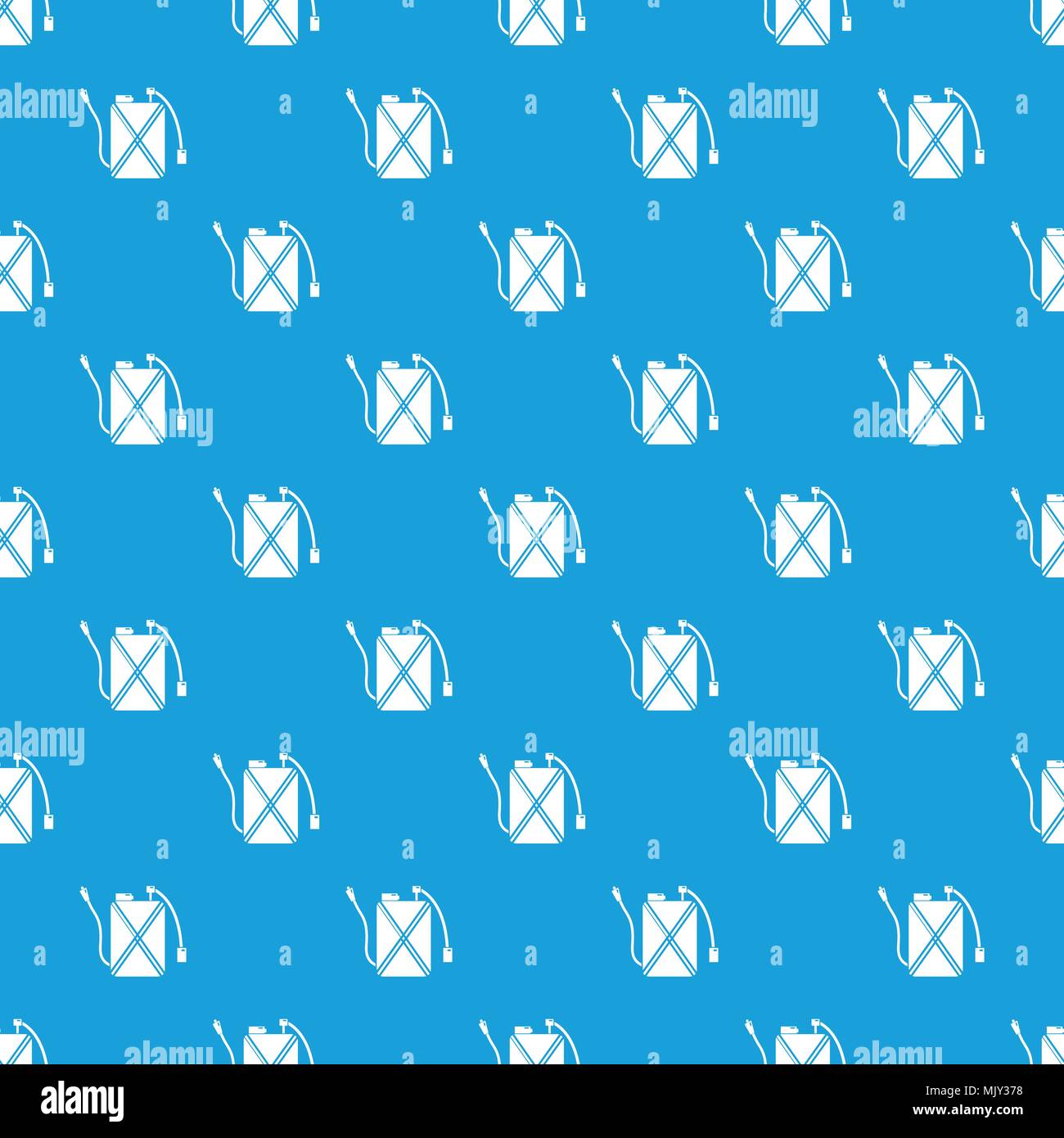 Pest control pattern vector seamless blue Stock Vector