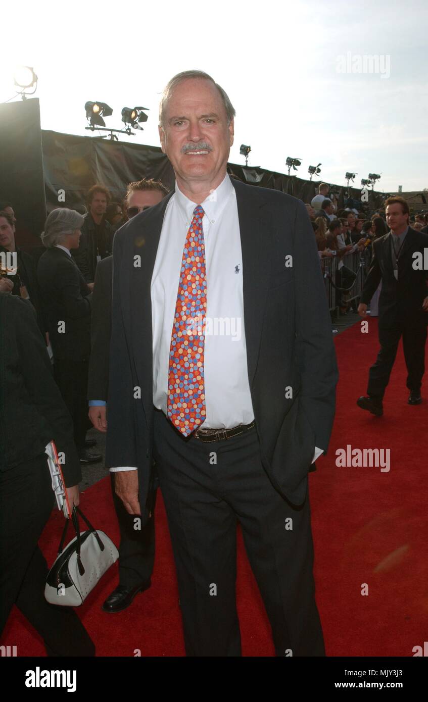 John Cleese arrives for the WORLD STUNT AWARDS 2002, Sunday, May 19, at ...