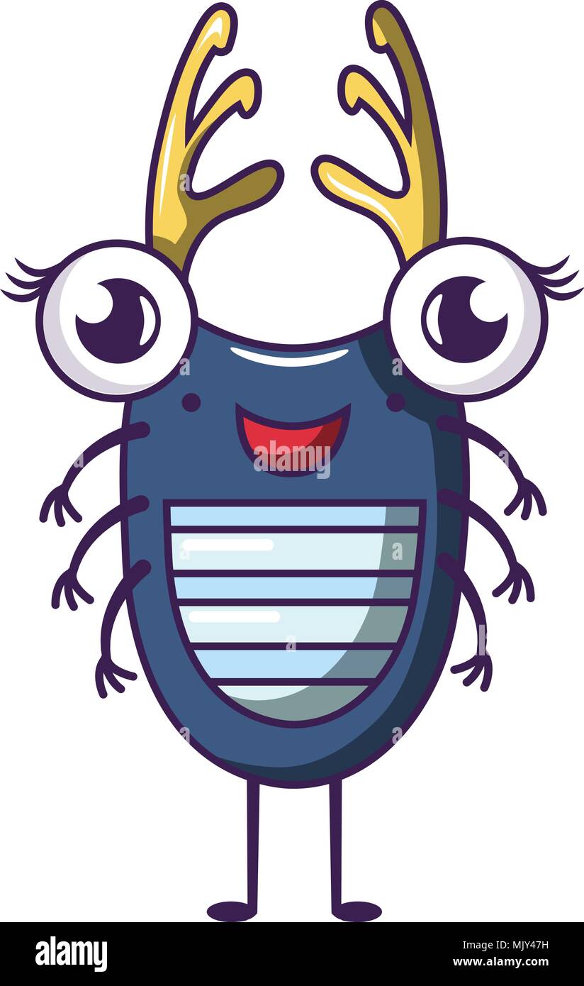 Bug icon, cartoon style Stock Vector Image & Art - Alamy
