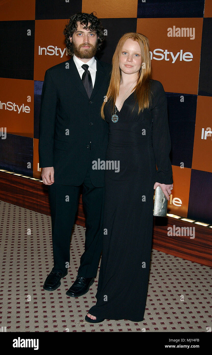 Lauren Ambrose (Six Feet Under) and husband arriving at the Golden Globes Awards,"In Style After