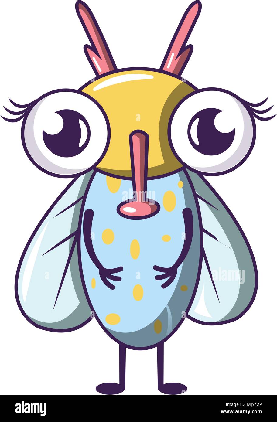 Buzz fly icon, cartoon style Stock Vector Image & Art - Alamy
