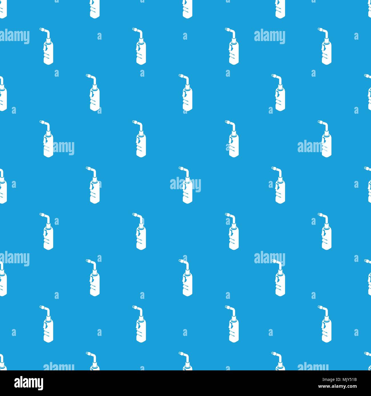 Avto welding torch pattern vector seamless blue Stock Vector