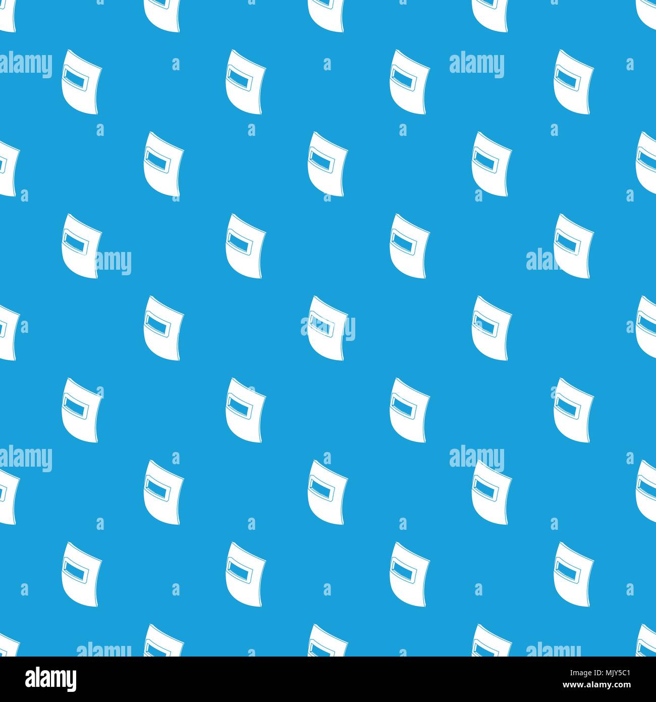 Square welding mask pattern vector seamless blue Stock Vector