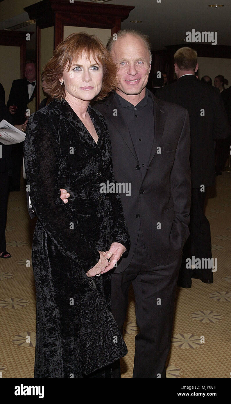 Ed Harris and his wife Amy Madigan arriving at the 2nd Hair and Make Up  Awards at the Century Plaza in Los Angeles 3/17/2001 - ArcherAnne  husb007.JPG - ArcherAnne husb007.JPGArcherAnne husb007 Event