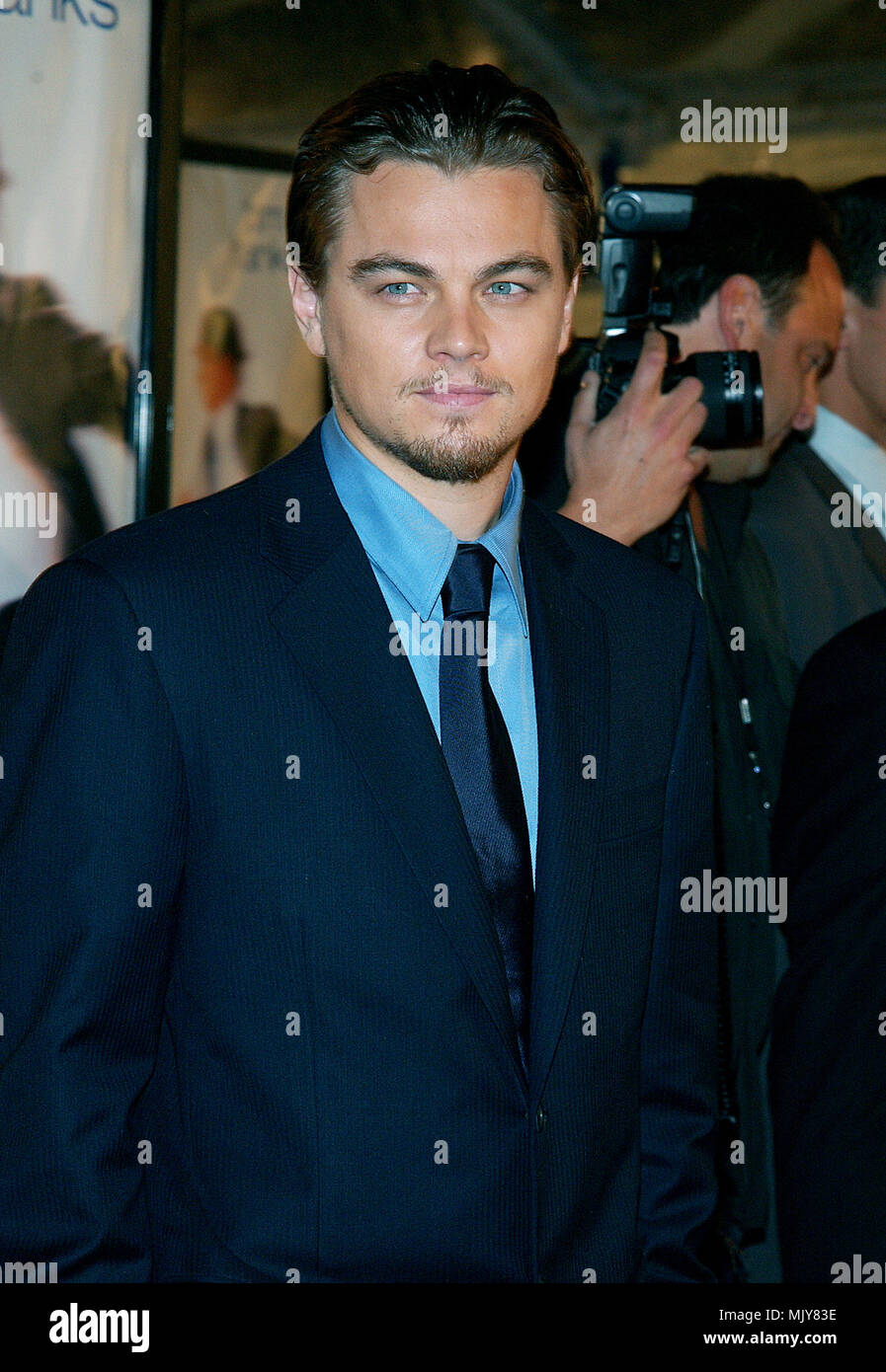 Leonardo Dicaprio Arriving At The Premiere Of Catch Me If You Can