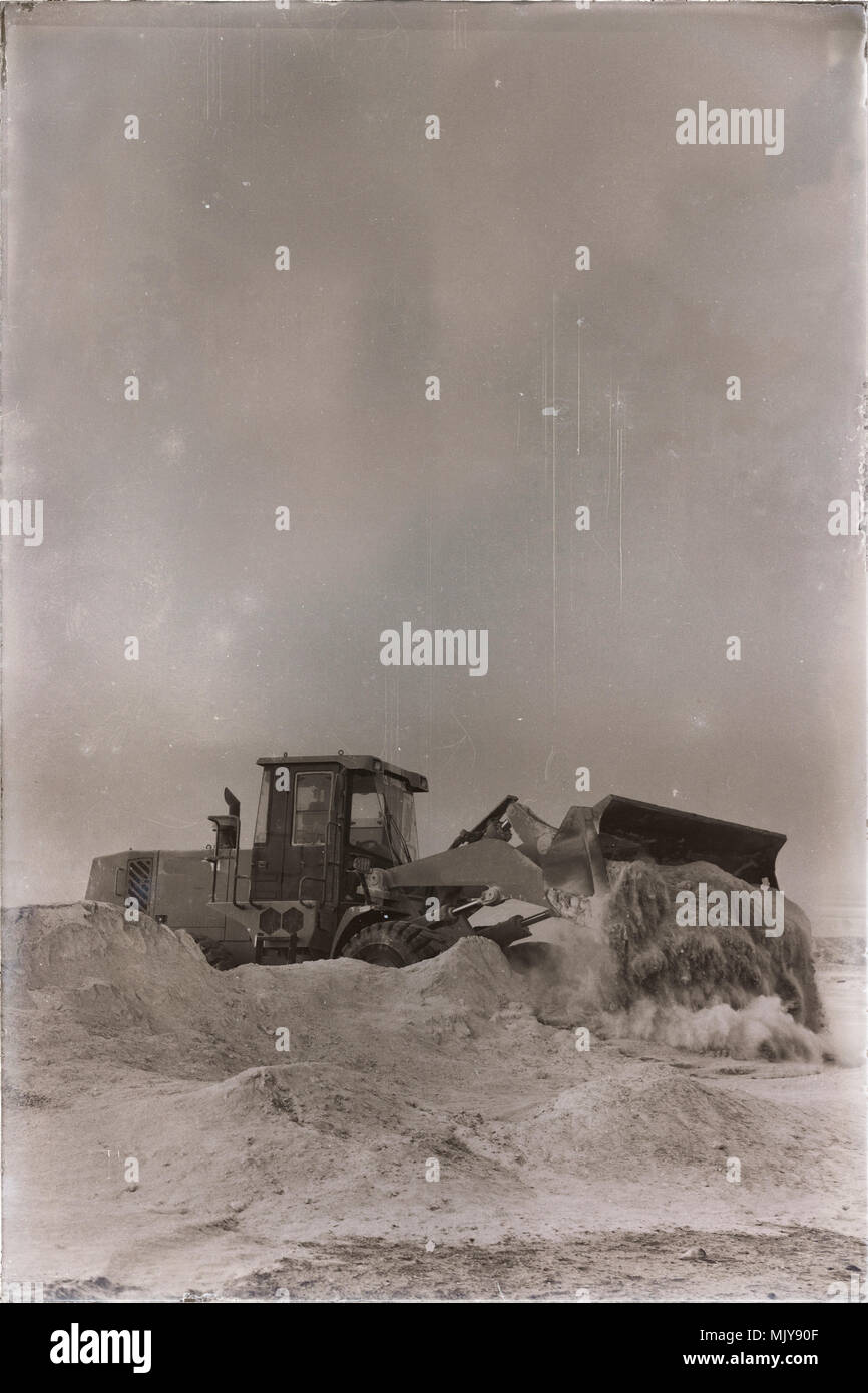 in ethiopia africa the caterpillar equipment working and excavation