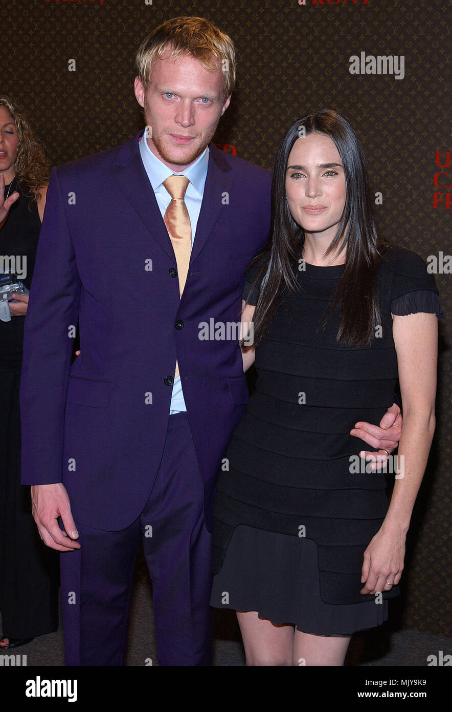 LOS ANGELES, CA. November 11, 2003: Actor PAUL BETTANY & wife actress JENNIFER  CONNELLY at the Los Angeles premiere of his new movie Master and Commander  Stock Photo - Alamy