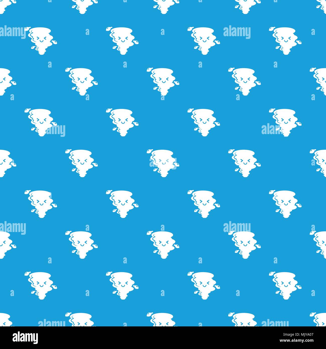 Tornado pattern vector seamless blue Stock Vector