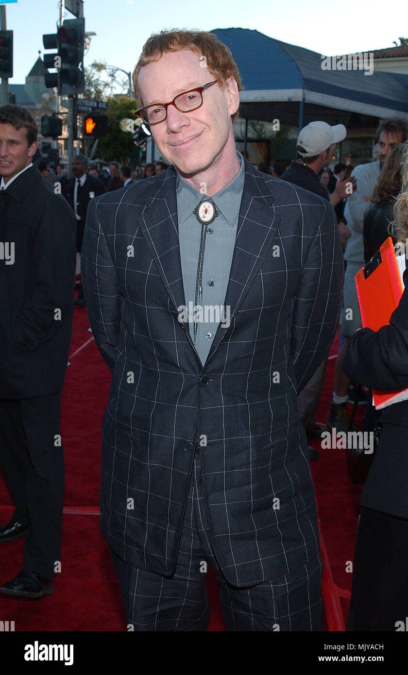 Danny Elfman arrive for the premiere of 'Spider Man' at the Mann