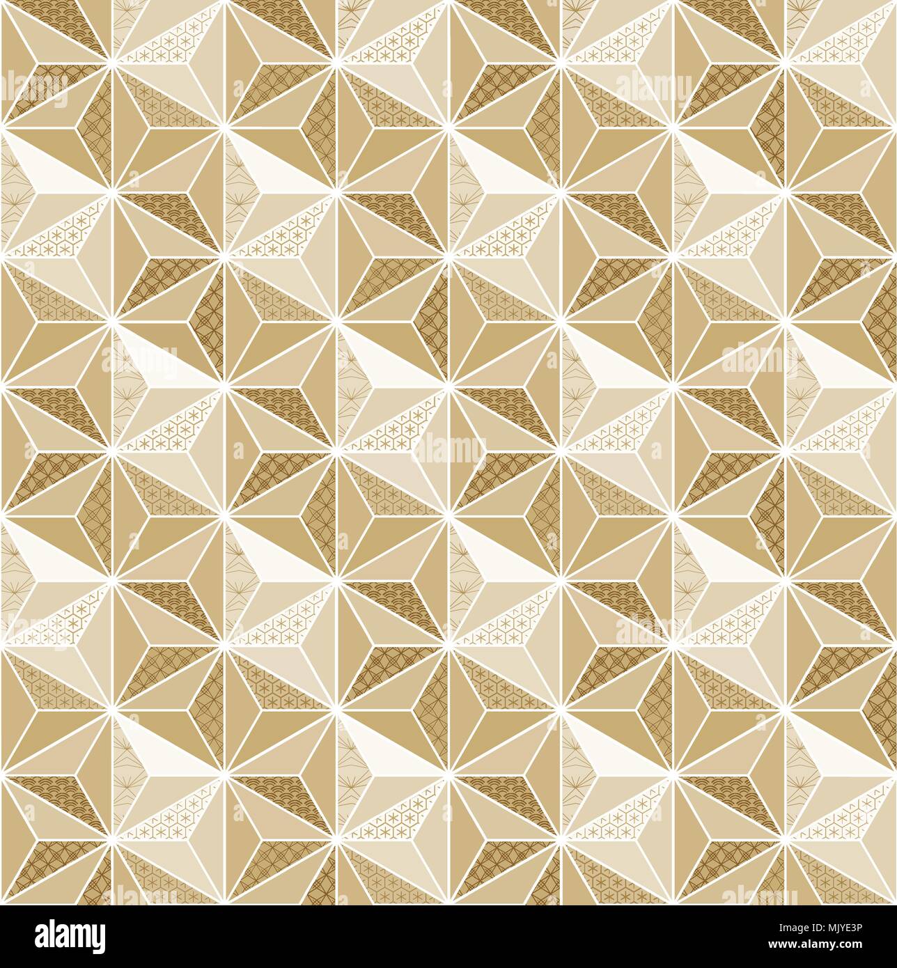 Japanese pattern vector. Gold geometric background for backdrop, cover ...