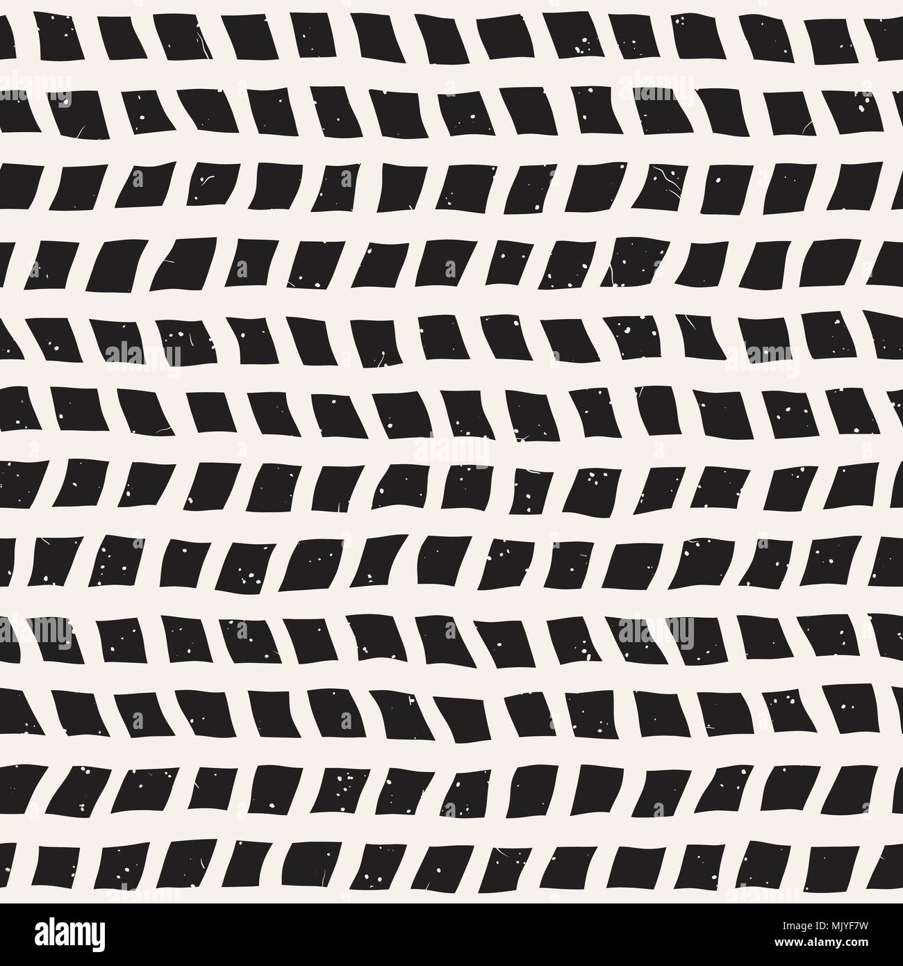 Simple ink geometric pattern. Monochrome black and white strokes ...