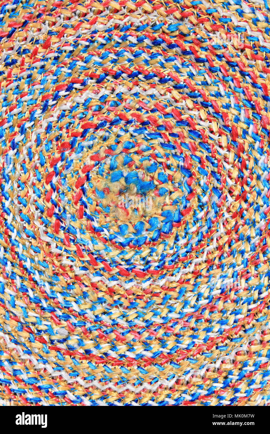 Woven Place Mat Stock Photo