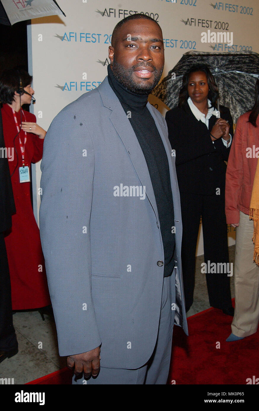 Antwone Fisher (writer) arrives at the AFI Fest 2002 Opening