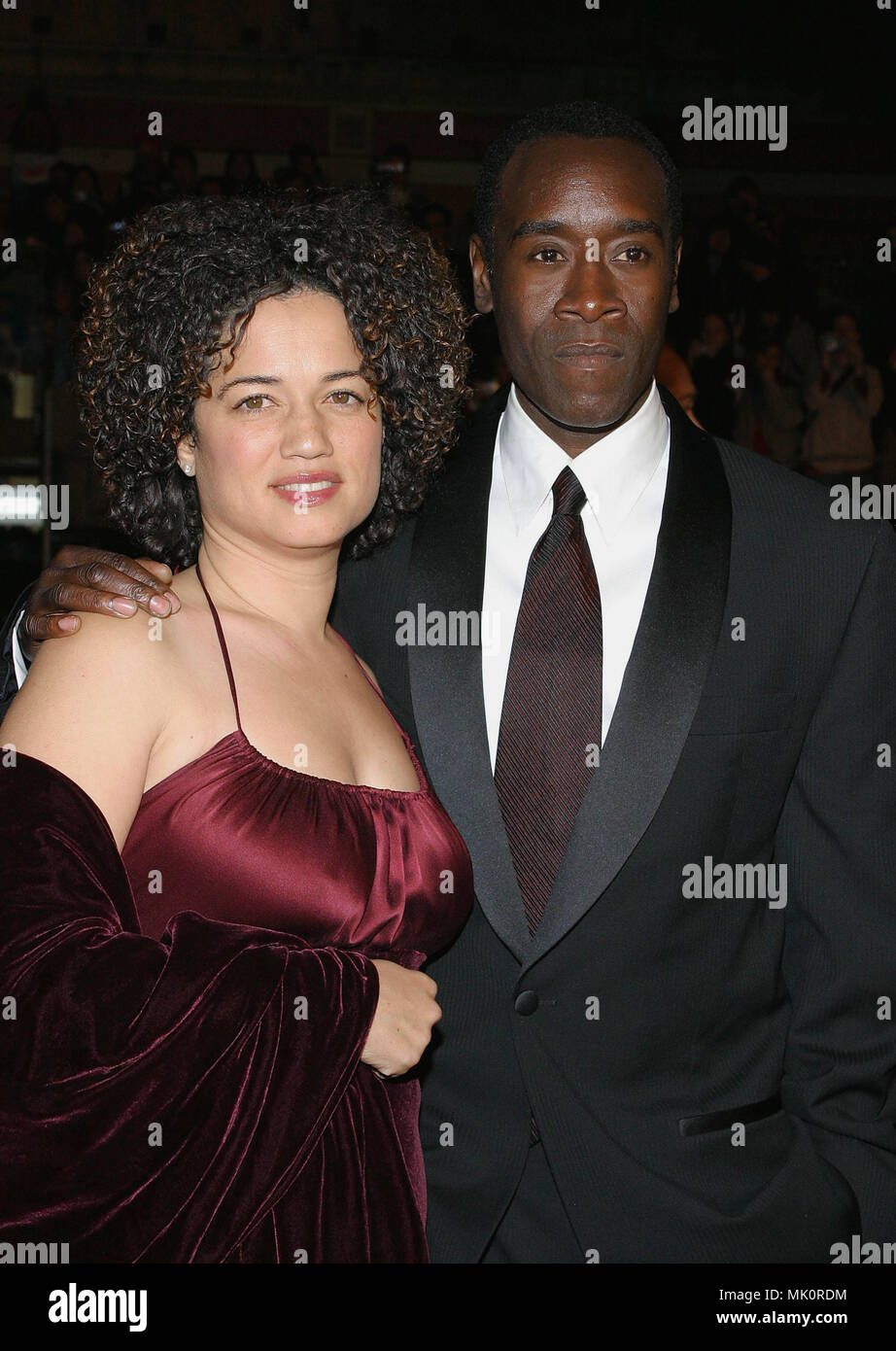 Don Cheadle and Bridgid Coulter arriving at the \, image size:922x1390