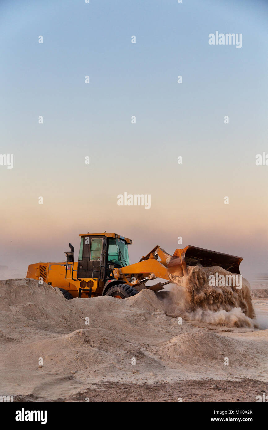 in ethiopia africa the caterpillar equipment working and excavation