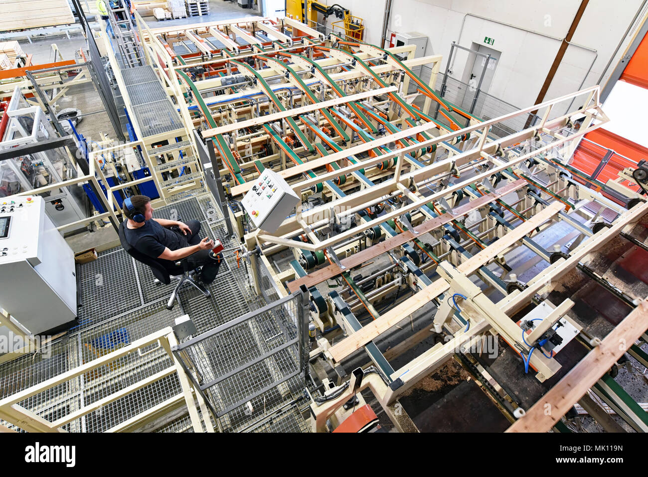 Modern sawmill saw hi-res stock photography and images - Alamy
