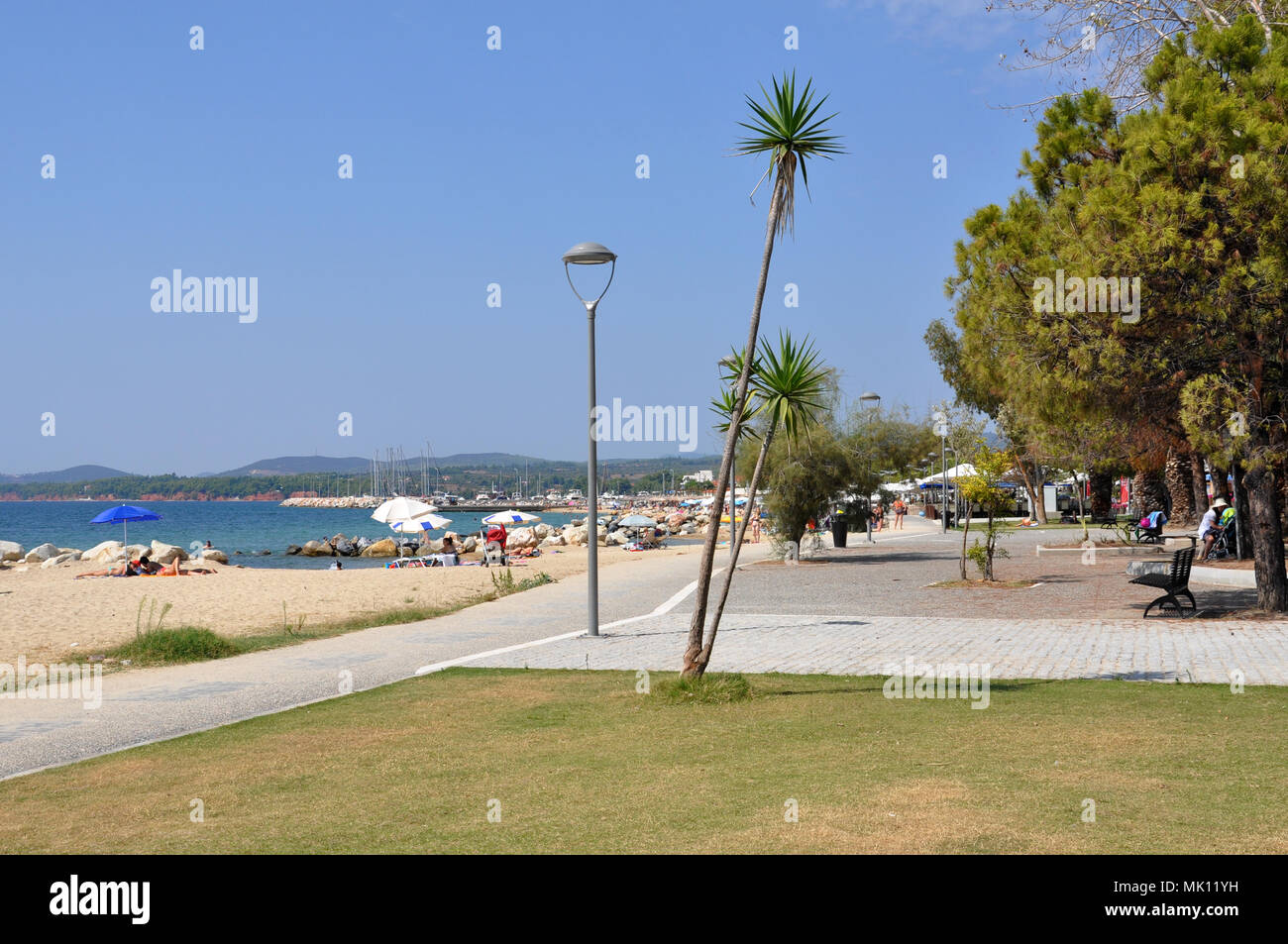 port of Nikiti-Sithonia-Halkidiki-Greece Stock Photo - Alamy