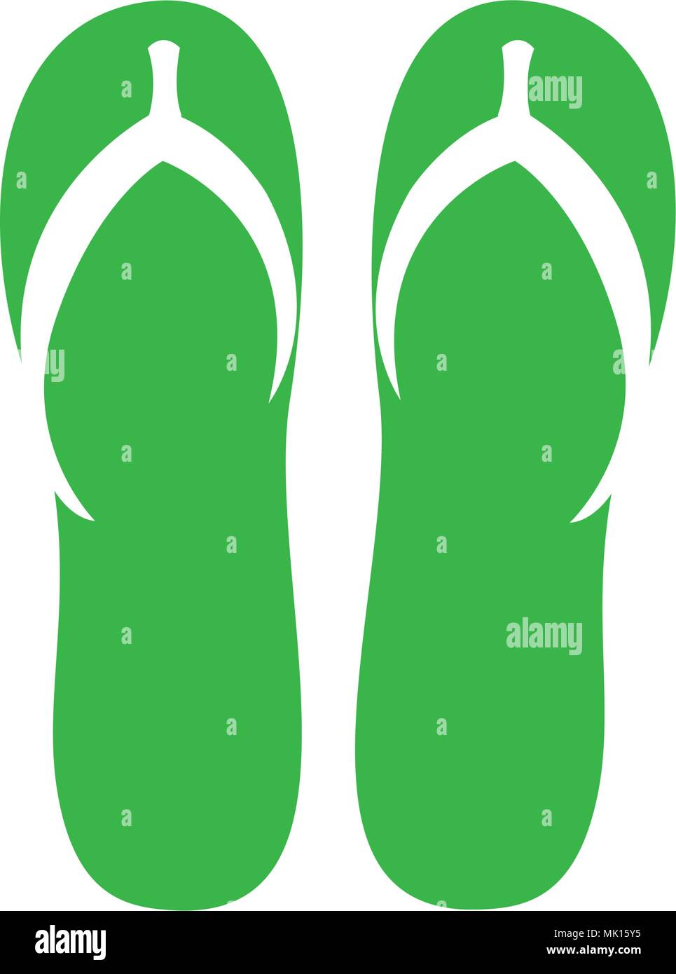 Flips flops icon Stock Vector