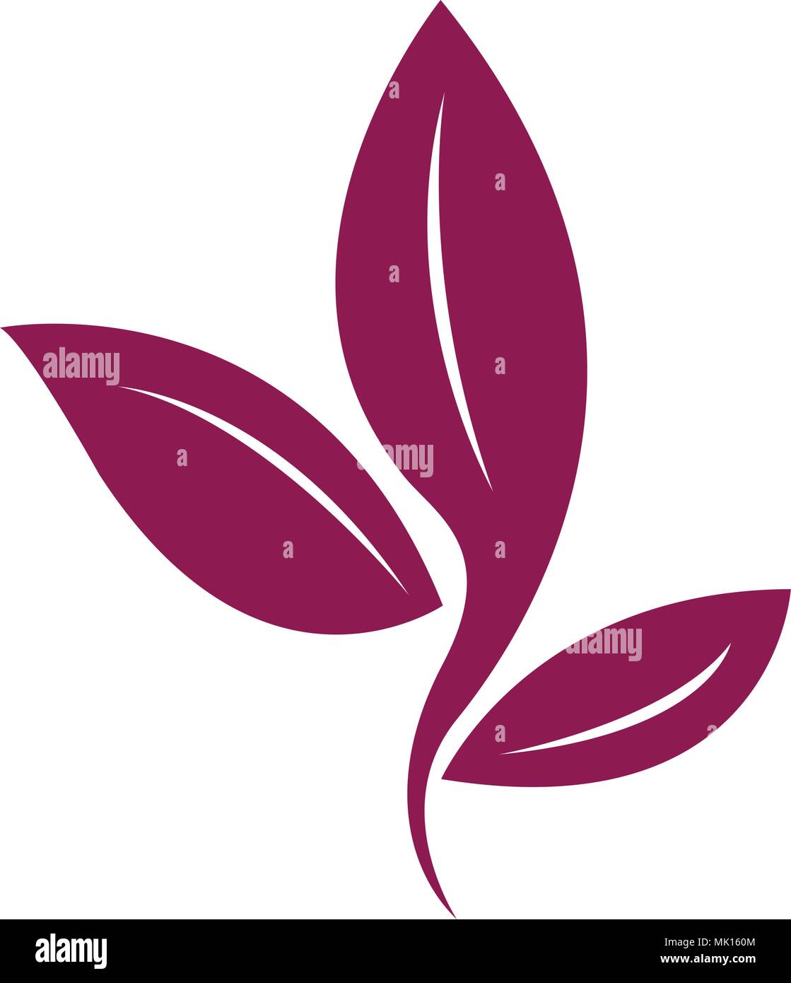 Isolated leaves icon Stock Vector Image & Art - Alamy