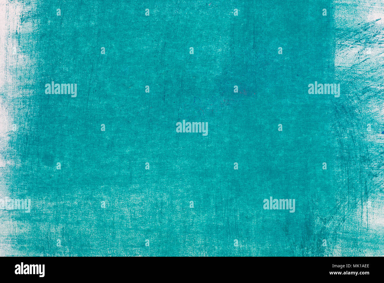 art turquoise color pastel crayon background texture Stock Photo - Alamy