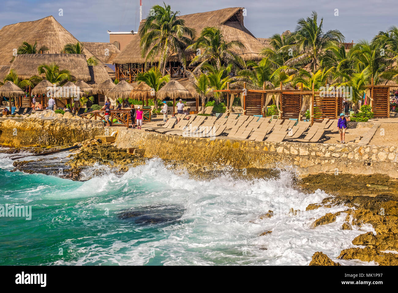 Costa Maya Tourist Resort, Quintana Roo, Mexico Stock Photo