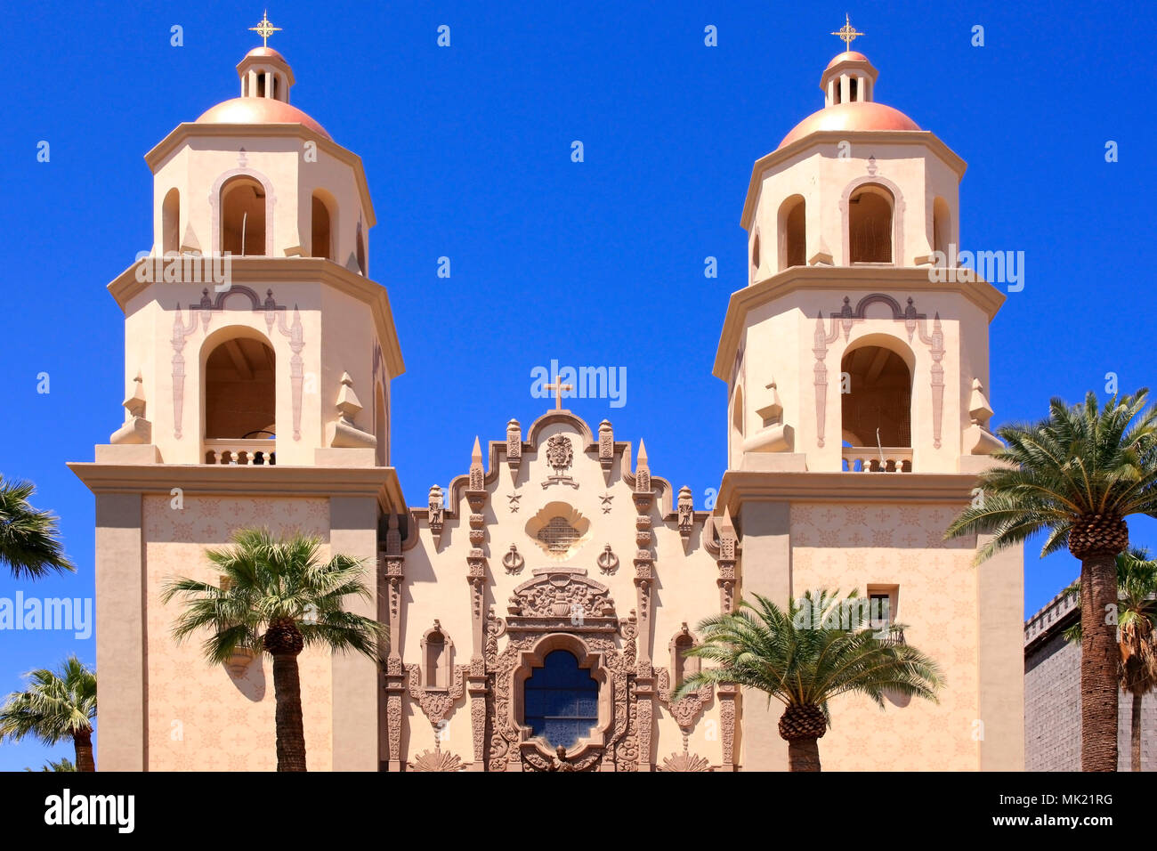 St. Augustine Catholic Church on Stone Ave in Tucson AZ Stock Photo Alamy