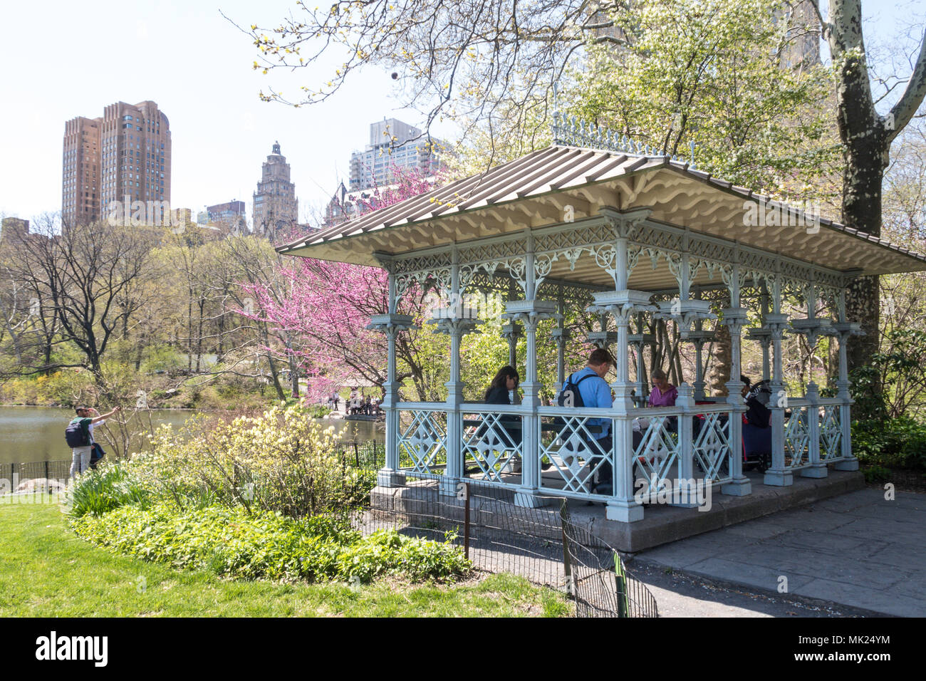 Ladies Pavilion, The Hernshead, Central Park, NYC Stock Photo Alamy