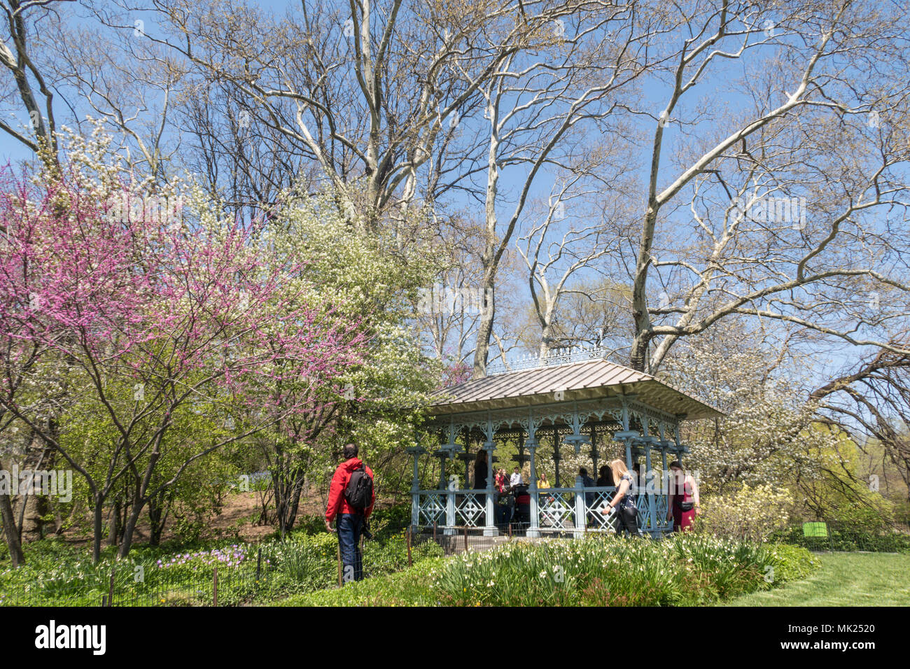 Ladies Pavilion, The Hernshead, Central Park, NYC Stock Photo Alamy