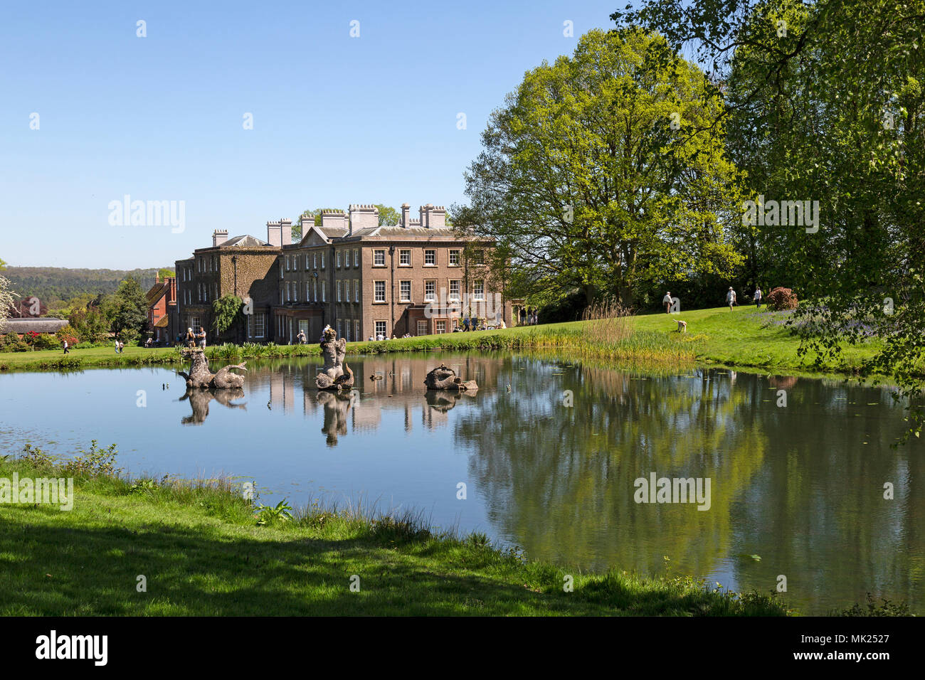 Enville Hall in Staffordshire, England, UK. Built in the 18th century and surrounded by extensive gardens and grounds. Stock Photo