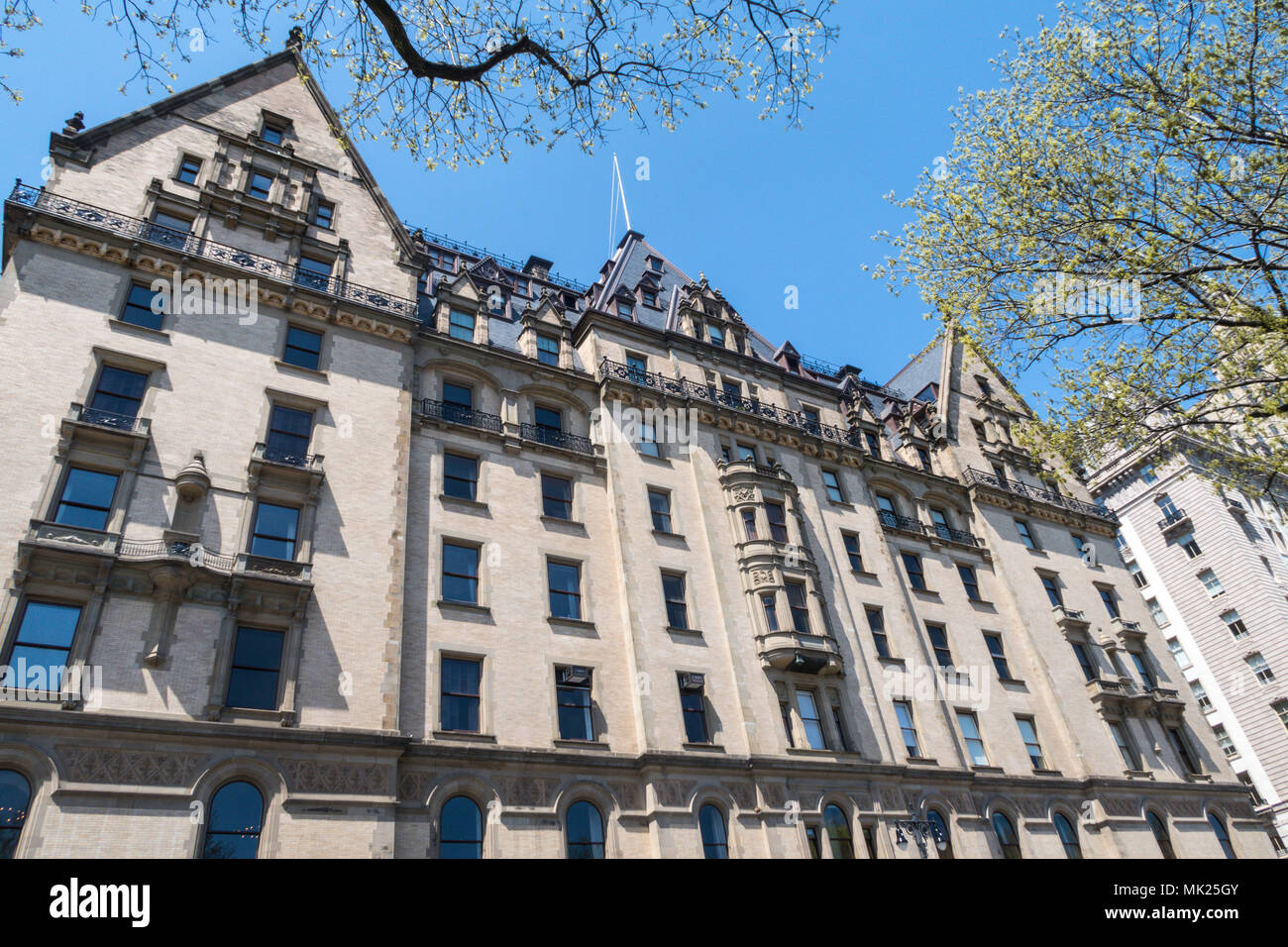 The Dakota Co-op Apartment House, Central Park West, NYC Stock Photo