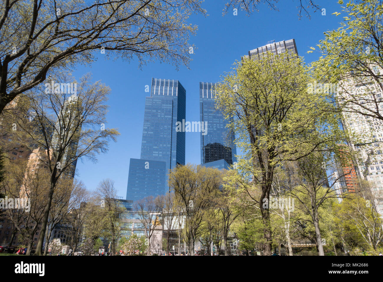 Deutsche Bank Center fomrerlyTime Warner Center as Seen from Central
