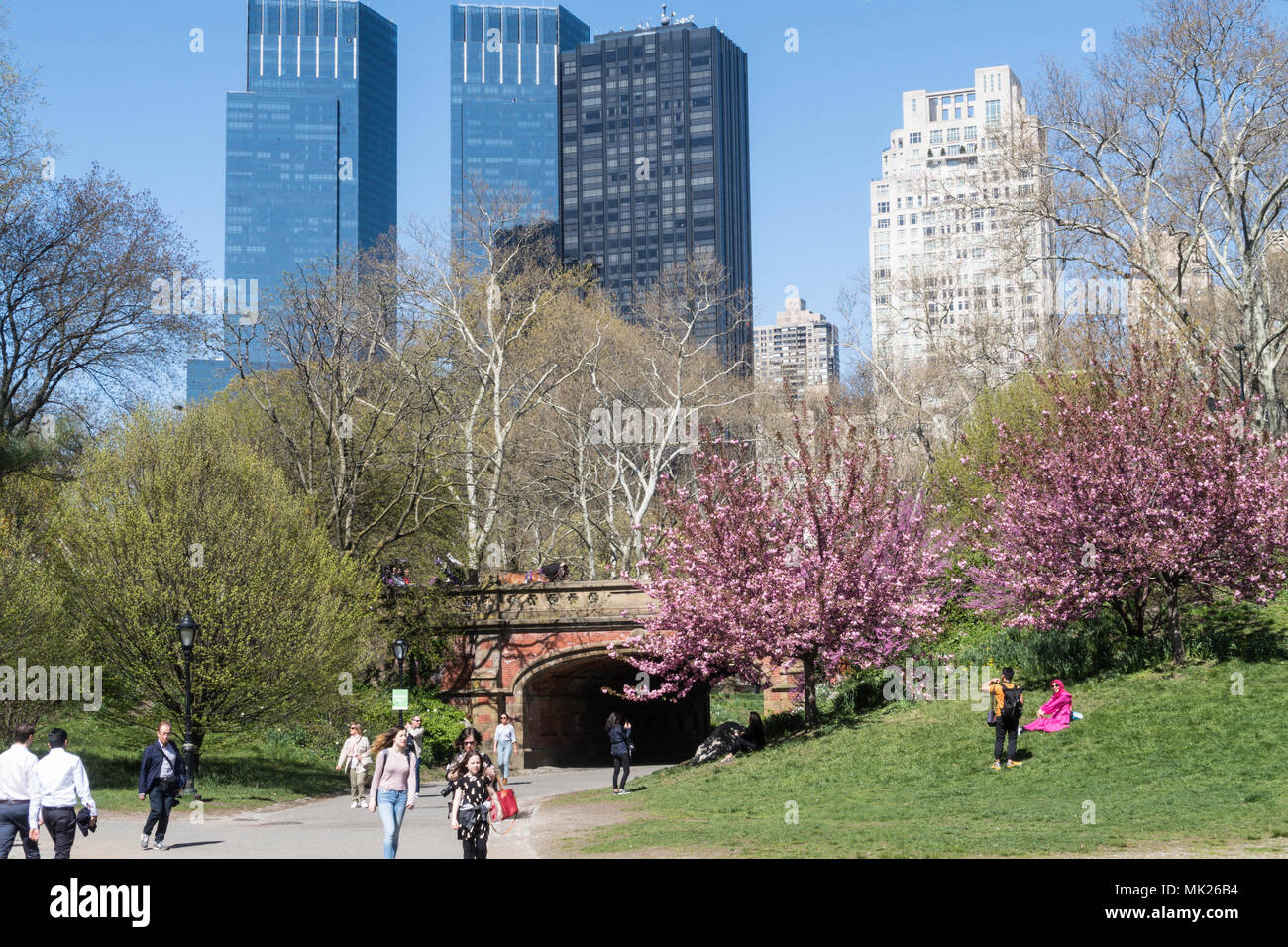 Deutsche Bank Center formerlyTime Warner Center as Seen from Central