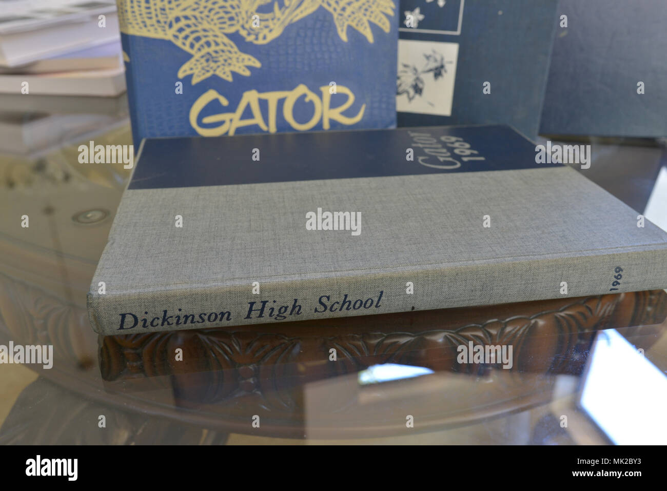 American high school yearbooks from 1960s and 1970s Stock Photo Alamy