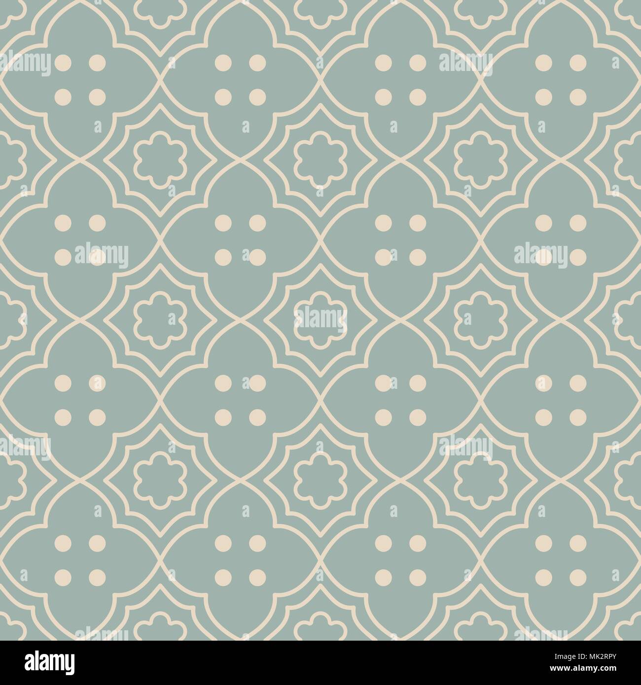 Antique seamless background Curve Cross Frame Flower Line Dot, Ideal ...